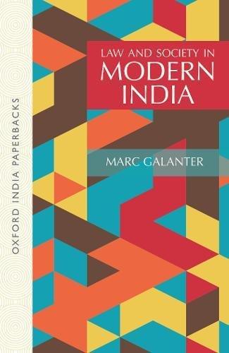 Book Law and Society in Modern India (Oxford India Paperbacks) free