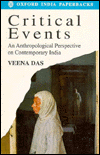 Book Critical Events: An Anthropological Perspective on Contemporary India (Oxford India Paperbacks) free
