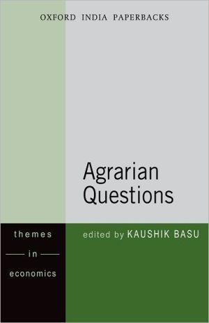 Book Agrarian Questions (oxford In India Readings: Themes In Economics) free