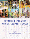 Book India: Towards Population And Development Goals free