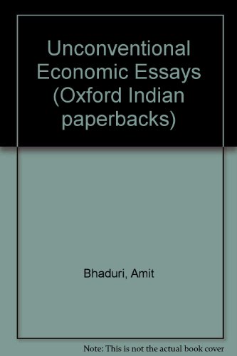 Book Unconventional economic essays (Oxford India paperbacks) free