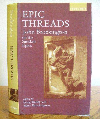 Book Epic Threads: John Brockington On The Sanskrit Epics free