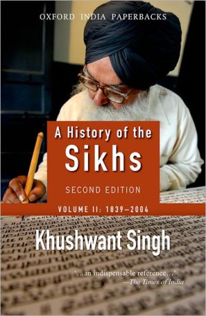 Book A History of the Sikhs: Volume 2: 1839-2004 (Oxford India Collection (Paperback)) free