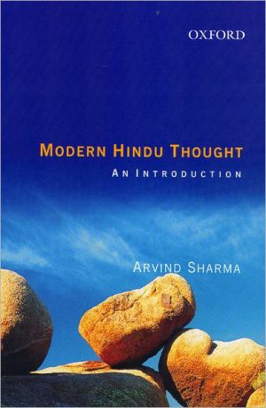 Book Modern Hindu Thought: An Introduction free