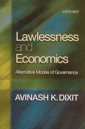 Book Lawlessness and Economics Alternative Modes of Governance free