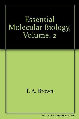 Book Essential Molecular Biology, 2E, Vol 2 free
