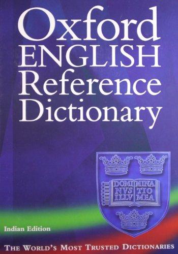 Book Oxford English Reference Dictionary, 2/E (Ie) (Hb 2008) free