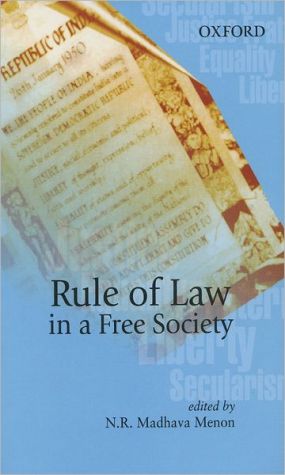 Book Rule of Law in a Free Society free
