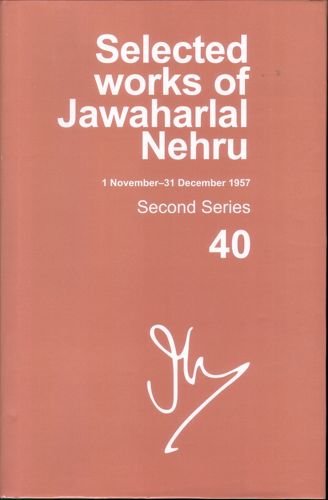 Book Selected Works Of Jawaharlal Nehru: Second Series, Vol. 40 free