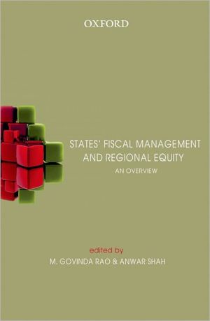 Book States' Fiscal Management And Regional Equity free