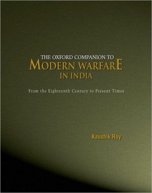 Book Oxford Companion to Modern Warfare in India free