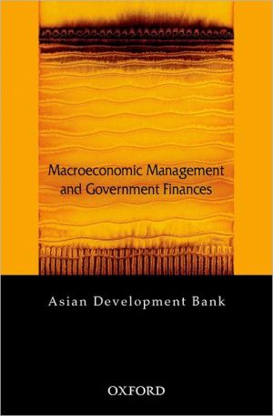 Book Macroeconomic Management And Government Finance free