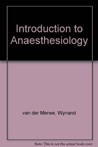 Book An Introduction to Anaesthesiology free