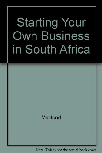 Book Starting Your Own Business in South Africa free