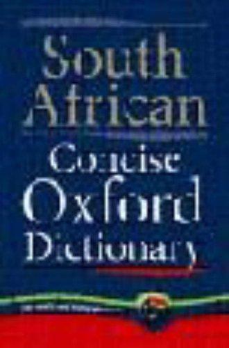 Book South African Concise Oxford Dictionary free Book South African Concise Oxford Dictionary free