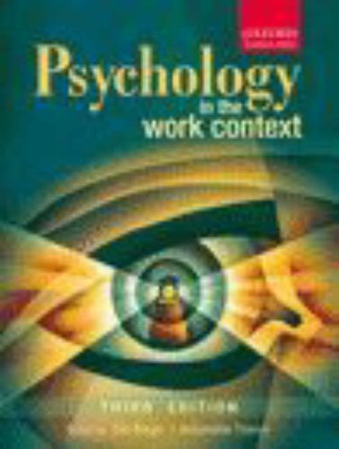 Book Psychology in the Work Context free