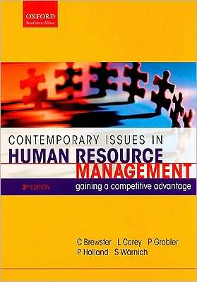Book Contemporary Issues in Human Resource Management: Gaining a Competitive Advantage (Oxford Southern Africa) free