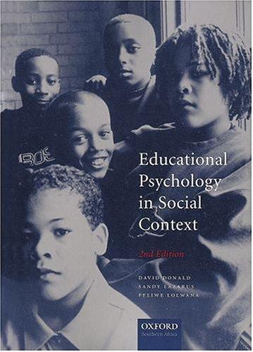 Book Educational Psychology In Social Context free