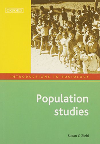 Book Populations Studies (introduction To Sociology) free