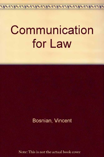 Book Communications and Law free