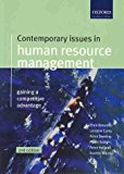Book Contemporary Issues In Human Resource Management: Gaining A Competitive Advantage free