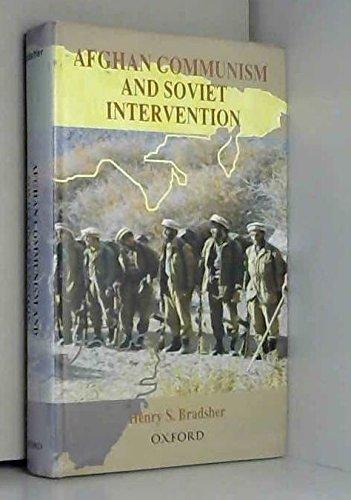 Book Afghan Communism and Soviet Intervention free