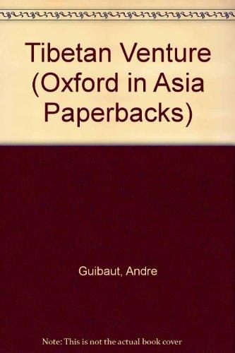 Book Tibetan Venture (oxford In Asia Paperbacks) free