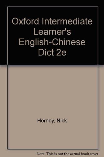 Book Oxford Intermediate Learner's English-chinese Dict 2e free