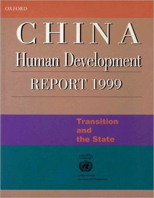 Book China Human Development Report 1999: Transition and the State free