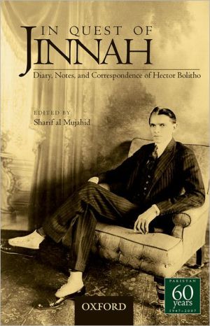 Book In Quest of Jinnah: Diary, Notes, and Correspondence of Hector Bolitho free