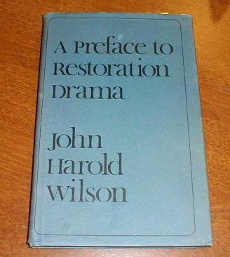 Book A Preface To Restoration Drama free