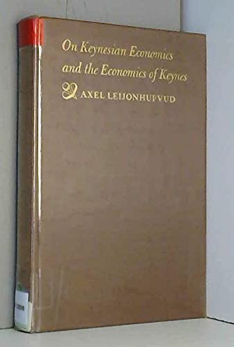 Book On Keynesian Economics and the Economics of Keynes  A Study in Monetary Theory free