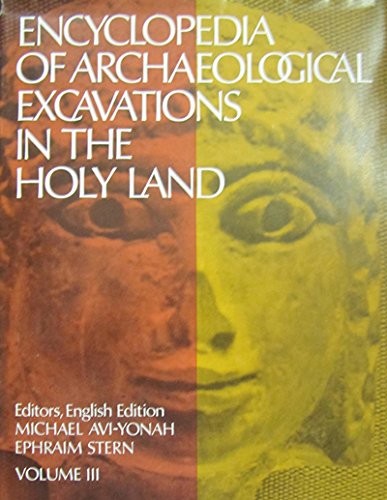 Book Encyclopaedia of Archaeological Excavations in the Holy Land: JI - N free