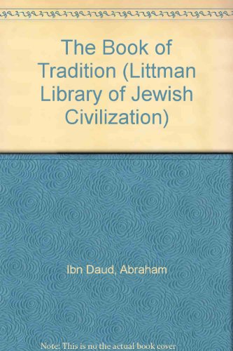 Book Book Of Tradition (littman Library Of Jewish Civilization) free