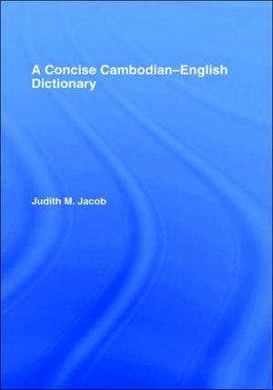 Book A Concise Cambodian-English Dictionary free