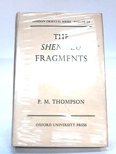 Book The Shen Tzu Fragments (London Oriental Series, 29) free