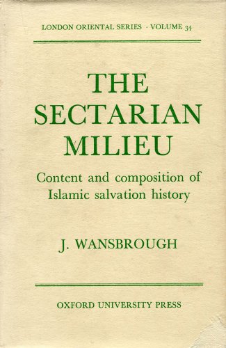 Book The Sectarian Milieu (London oriental series) free