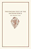Book The English Text of the `Ancrene Riwle': The Vernon Text: Edited from Oxford, Bodleian Library, MS Eng. poet. a. I (Early English Text Society Original Series) free