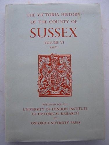 Book A History of the County of Sussex: Volume VI Part I: Bramber Rape (Southern Part) (Victoria County History) free