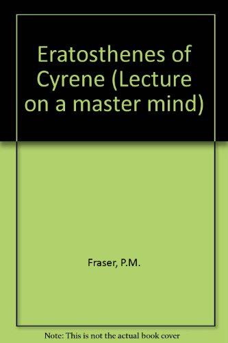 Book Eratosthenes Of Cyrene free