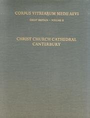 Book The Windows of Christ Church Cathedral, Canterbury (Corpus Vitrearum Medii Aevi: Great Britain, II) free