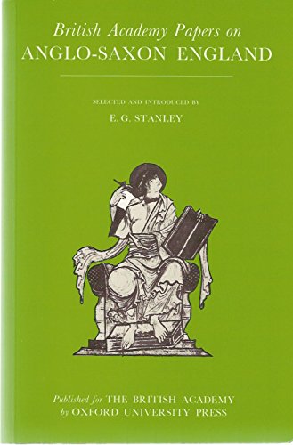 Book British Academy Papers On Anglo-saxon England free