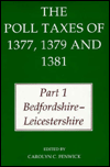 Book The Poll Taxes of 1377, 1379 and 1381: Part 1: Bedfordshire-Lincolnshire (Records of Social and Economic History, 27) free