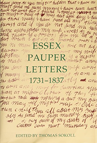 Book Essex Pauper Letters, 1731-1837 (Records of Social and Economic History, 30) free