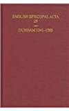 Book English Episcopal Acta: Volume 29: Durham 1241-1283 (v. 29) free