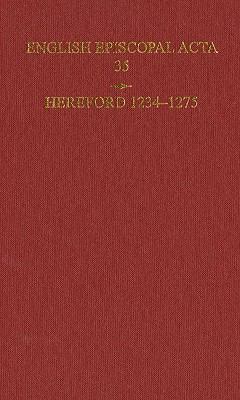 Book English Episcopal Acta 35, Hereford 1234-1275 free