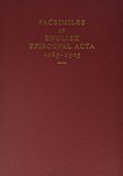 Book Facsimiles of English Episcopal Acta, 1085-1305 free