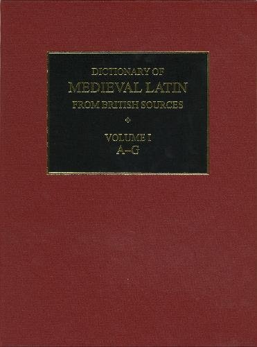 Book Dictionary of Medieval Latin from British Sources (Medieval Latin Dictionary) free