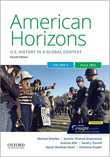 Book American Horizons: US History in a Global Context, Volume Two: Since 1865 free