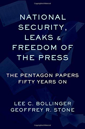 Book National Security, Leaks and Freedom of the Press: The Pentagon Papers Fifty Years On free